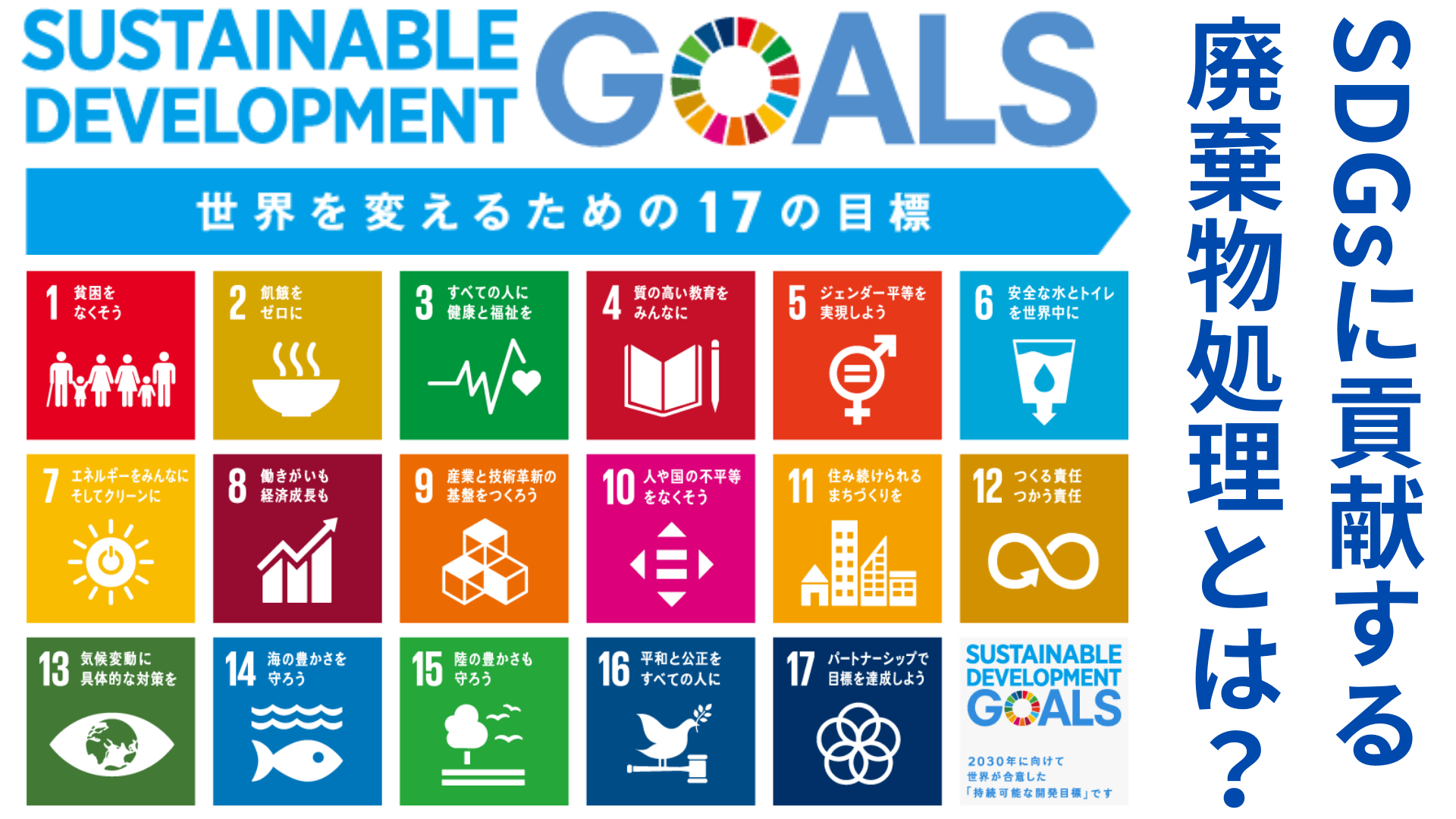 SDGsに貢献する廃棄物処理とは？ 企業が取り組むべき持続可能な選択肢