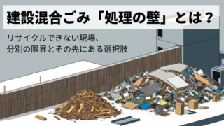 建設混合ごみ「36.8％の壁」とは何か？｜リサイクルできない現場、分別の限界とその先にある選択肢
