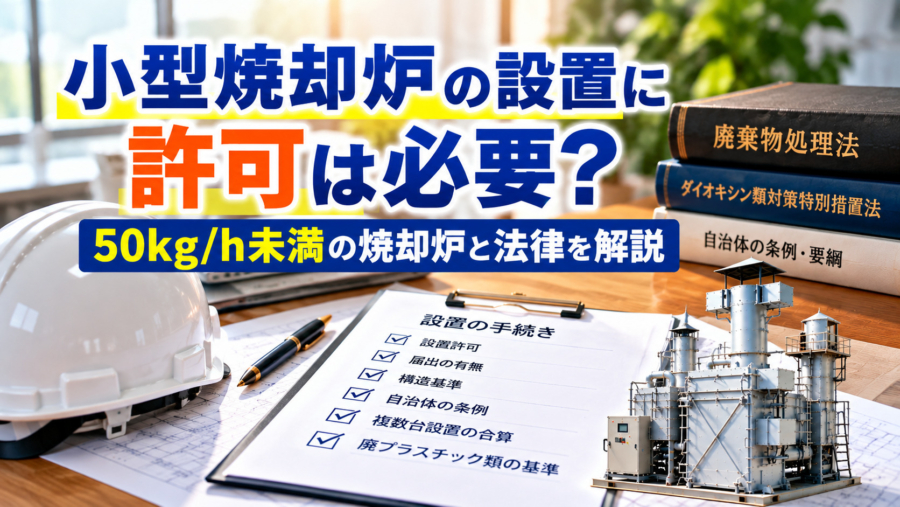 小型焼却炉の設置許可と法律解説